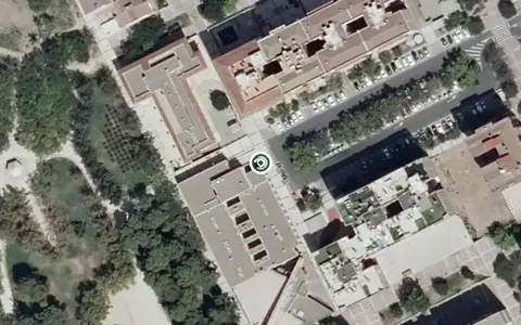 Vista aérea de la ubicación de Residencia de Ancianos Parque Dorado III