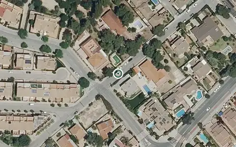 Vista aérea de la ubicación de Residencia para Personas Mayores Dependientes San Joaquín y Santa Ana