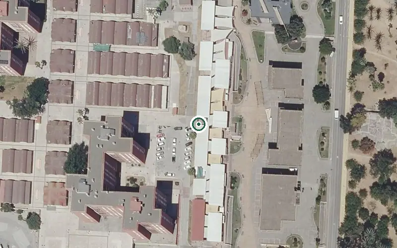 Vista aérea de la ubicación de Vivienda Tutelada para Personas Mayores