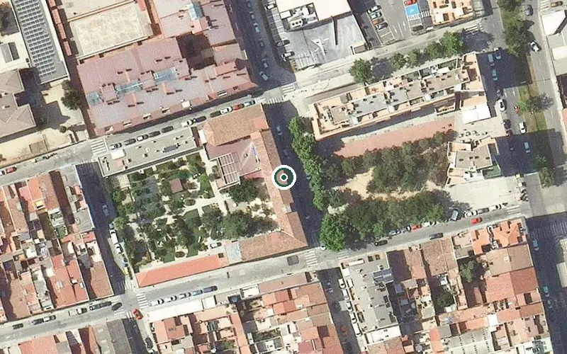 Vista aérea de la ubicación de Residencia San José. Terrassa