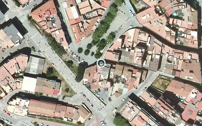 Vista aérea de la ubicación de Residència Geriàtrica Nostra Senyora