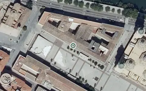 Vista aérea de la ubicación de Residencia Nuestra Señora del Pilar