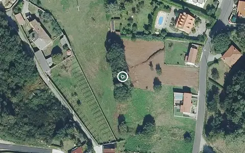 Vista aérea de la ubicación de Residencia Complexo Xerontoloxico O Castro
