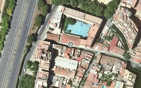 Vista aérea de la ubicación de Casa Asil de Sant Andreu de Palomar