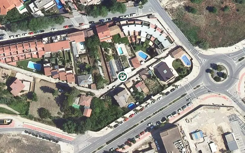 Vista aérea de la ubicación de Residència Centre Geriàtric Lleida