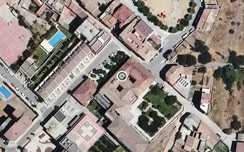 Vista aérea de la ubicación de Centre de dia per a gent gran Sant Hospital de Tremp