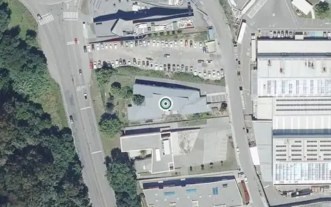 Vista aérea de la ubicación de Centro de Día para Persoas Maiores de Vigo Valadares
