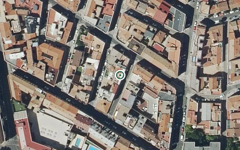 Vista aérea de la ubicación de Residencia Geriátrica Santa Matilde