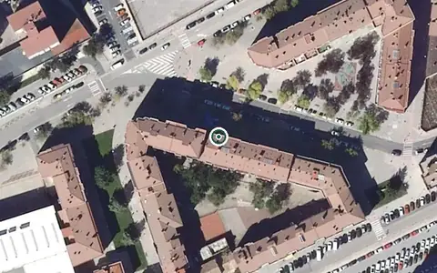Vista aérea de la ubicación de Hogar Residencial la Real y Antigua