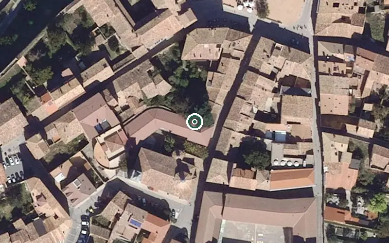 Vista aérea de la ubicación de Centro de Día de Personas Mayores de Almazan