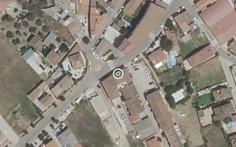Vista aérea de la ubicación de Residencia de Mayores San Blas