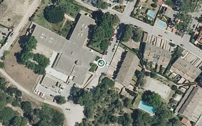 Vista aérea de la ubicación de Residencia P.m.d. La Cañada