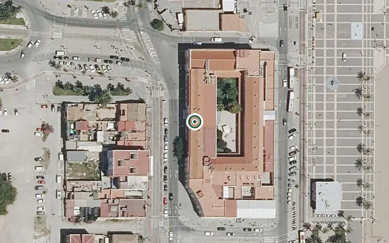 Vista aérea de la ubicación de Centro Sociosanitario Ntra. Sra. del Carmen- Centro de Día