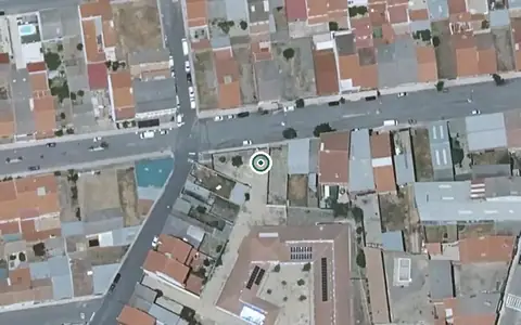 Vista aérea de la ubicación de Residencia de Mayores San Blas