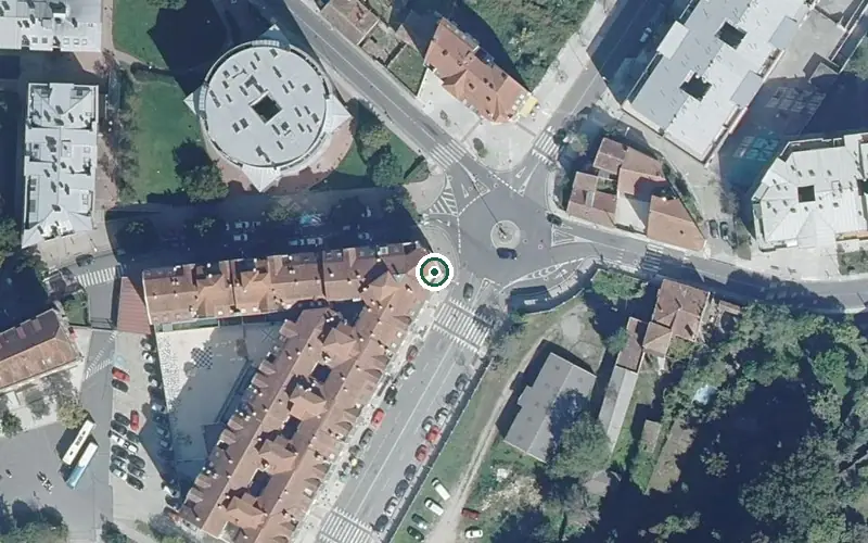 Vista aérea de la ubicación de Centro de Día para Persoas Maiores a Tu Lado