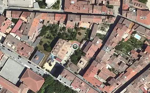 Vista aérea de la ubicación de Residència la Tardor