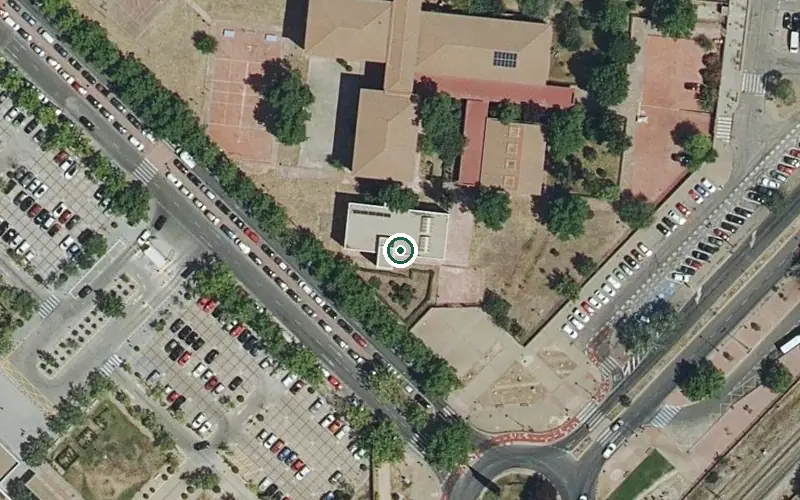 Vista aérea de la ubicación de Residencia Vitalia Alcorcón