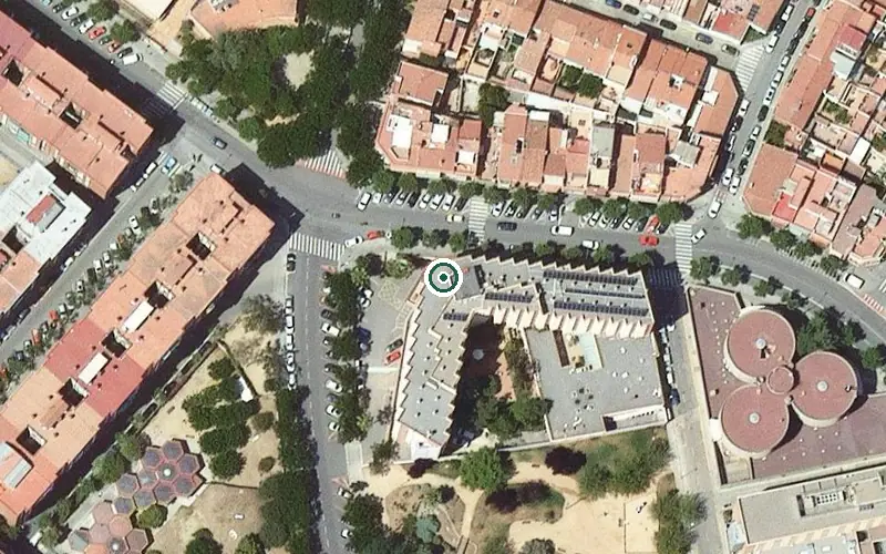 Vista aérea de la ubicación de Residència per a Gent Gran Mataró