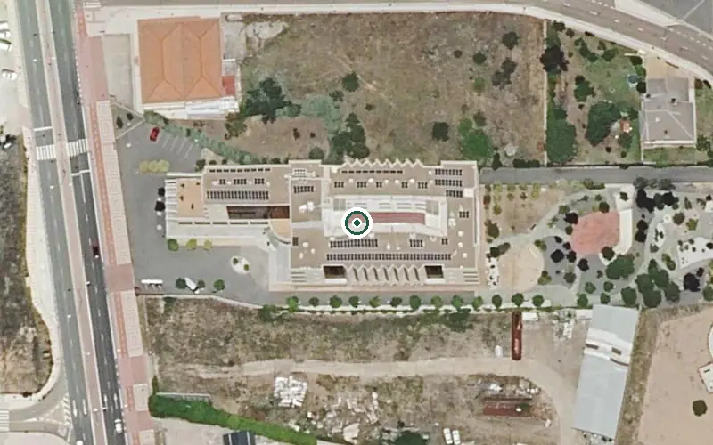 Vista aérea de la ubicación de Colisee Sauvia