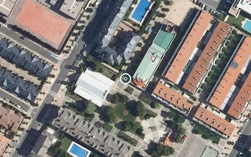 Vista aérea de la ubicación de Centrodia Valladolid