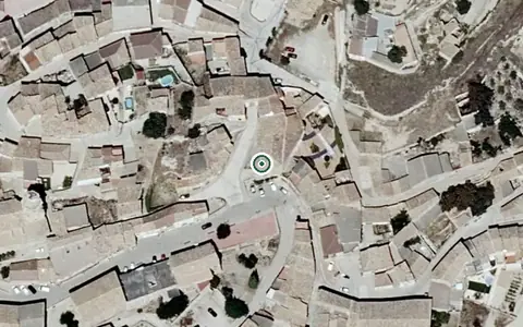 Vista aérea de la ubicación de Residencia de Ancianos San Blas