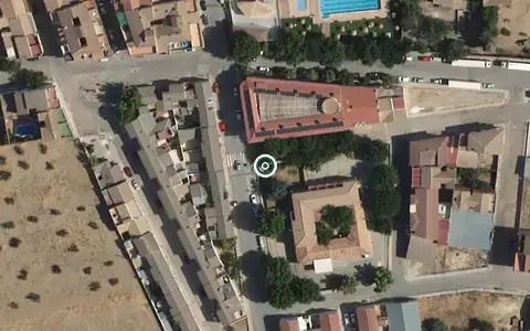 Vista aérea de la ubicación de Centro de Día para Mayores Serranilla de Magina