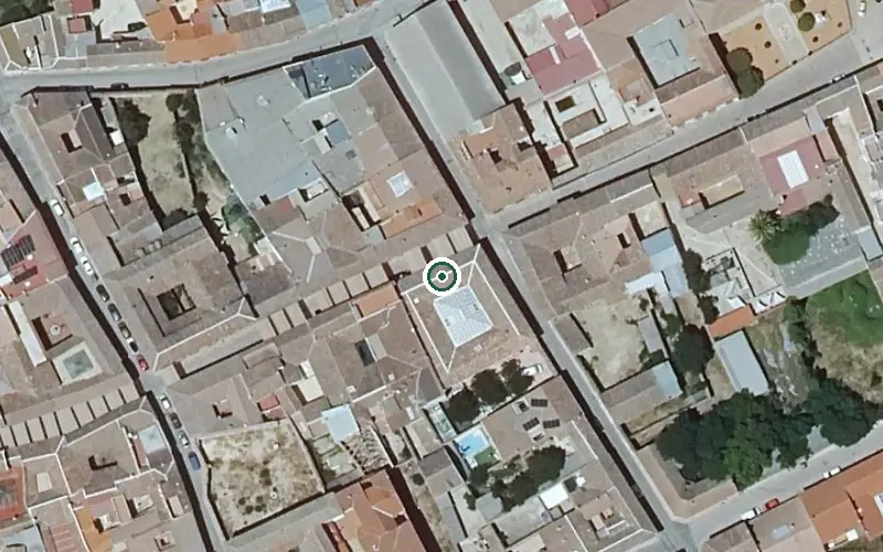 Vista aérea de la ubicación de Centro de Día Casa de Don Manolito