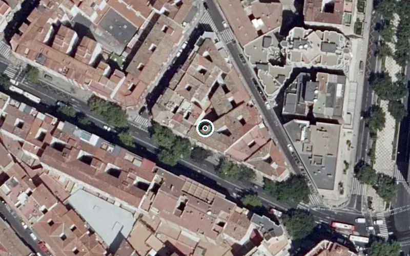 Vista aérea de la ubicación de Centro de Día Sanistel