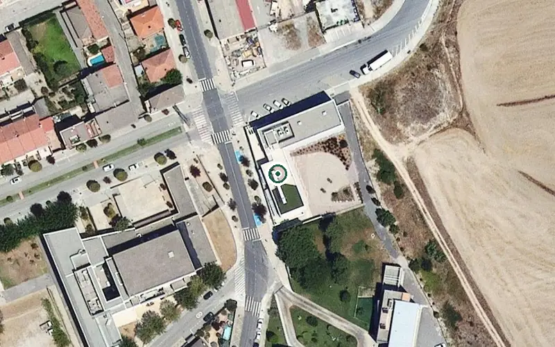 Vista aérea de la ubicación de Habitatges amb serveis Navarcles