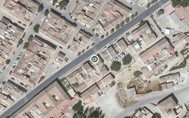 Vista aérea de la ubicación de Residencia de Ancianos San Jerónimo