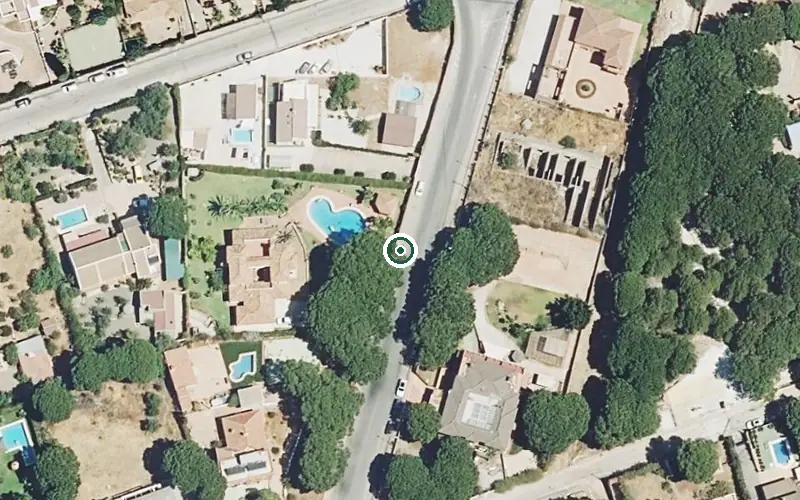 Vista aérea de la ubicación de Centro Residencial para Personas Mayores Moncasol II