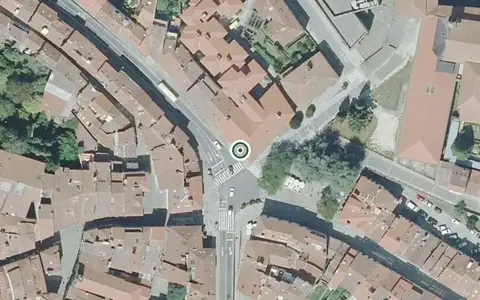 Vista aérea de la ubicación de Residencia de Maiores de Santiago de Compostela