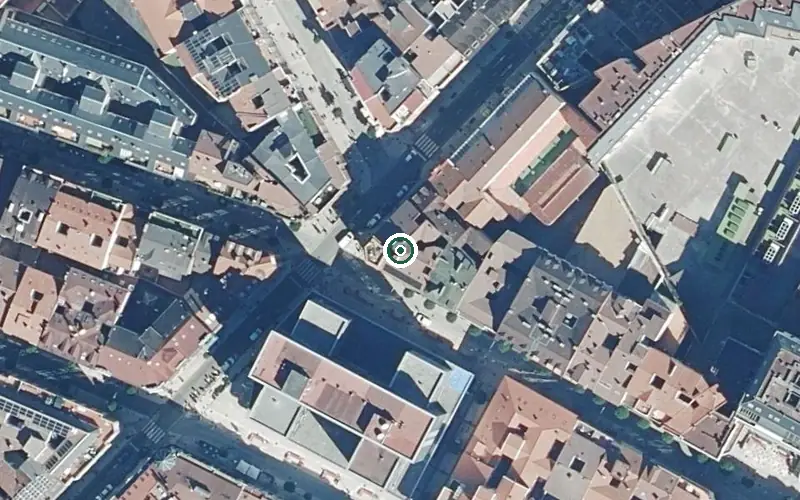 Vista aérea de la ubicación de Geriátrico Sanibel