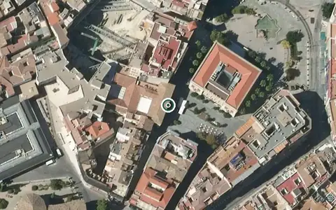 Vista aérea de la ubicación de Residencia para Personas Mayores la Inmaculada