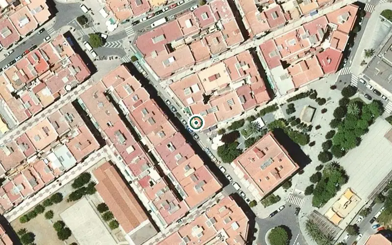 Vista aérea de la ubicación de Centre de dia de l'Ajuntament de La Fatarella