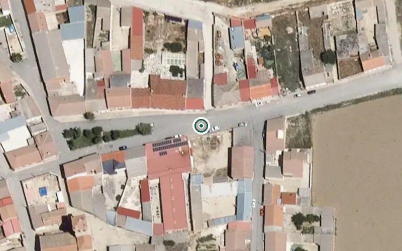 Vista aérea de la ubicación de Residencia-centro de Día Nuestra Señora del Rosario