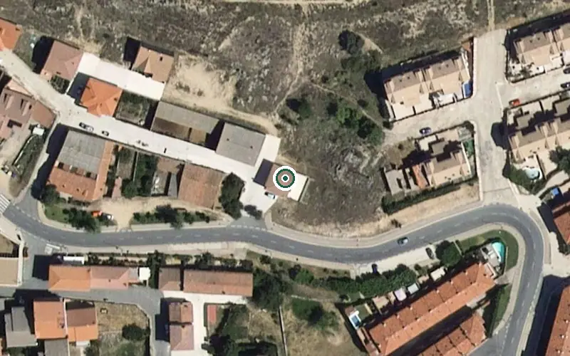 Vista aérea de la ubicación de Centro Residencial para Mayores Burgosierra
