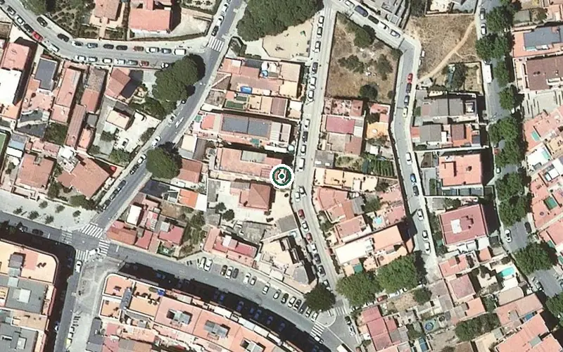 Vista aérea de la ubicación de Residencia de Ancianos Entidad Evangélica Betania