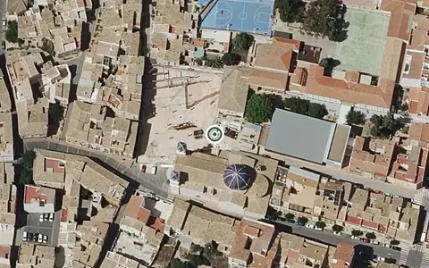 Vista aérea de la ubicación de Residencia P.m.d. San Joaquín Ibi