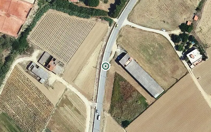 Vista aérea de la ubicación de Geriàtric Palafolls