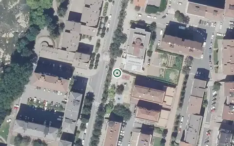 Vista aérea de la ubicación de Residencia Municipal Santiago Egoitza