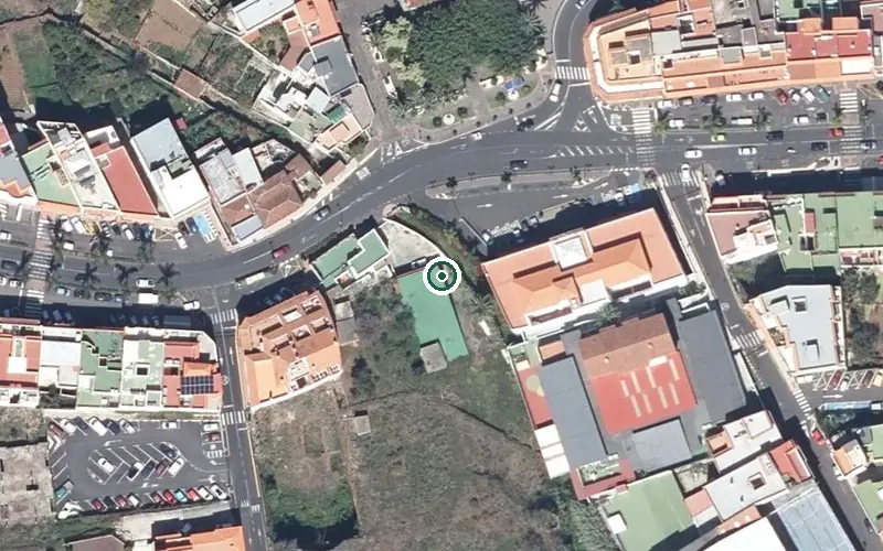 Vista aérea de la ubicación de Centro de Día Terapéutico de Alzheimer - Santa Úrsula