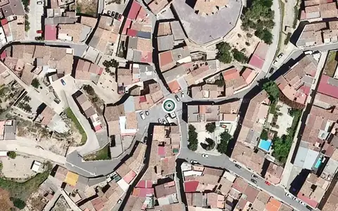 Vista aérea de la ubicación de Centre de dia de la Residència 3a edat Bona Estada