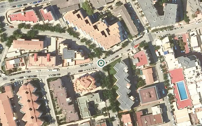 Vista aérea de la ubicación de Residència Cambrils Suite