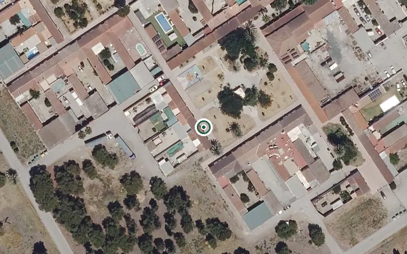 Vista aérea de la ubicación de Residencia de Mayores Ntra. Sra. de las Marismas
