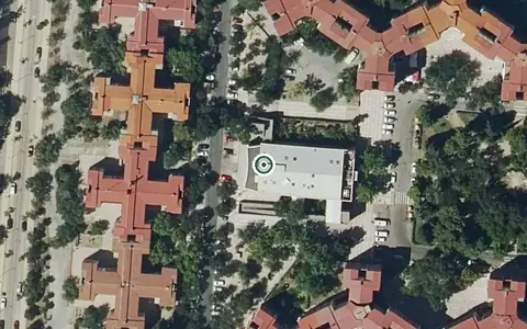 Vista aérea de la ubicación de Centro de Día Municipal Ciudad Pegaso Cognitivo
