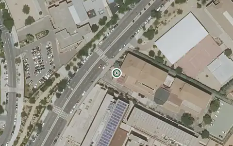 Vista aérea de la ubicación de Residencia de Mayores y Juventud Madre Genoveva