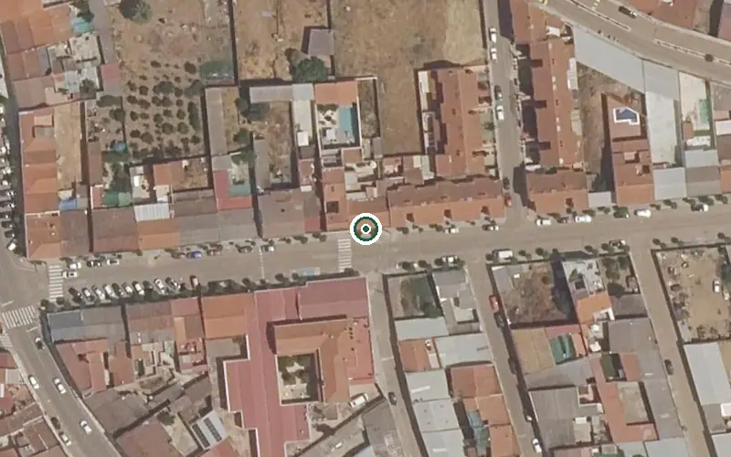 Vista aérea de la ubicación de Residencia de Mayores de Talavera la Real