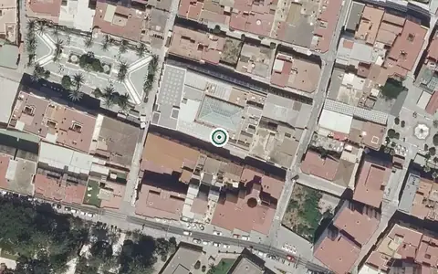 Vista aérea de la ubicación de Centro Residencial de Atención Integral al Mayor María Luisa Escribano Toledo