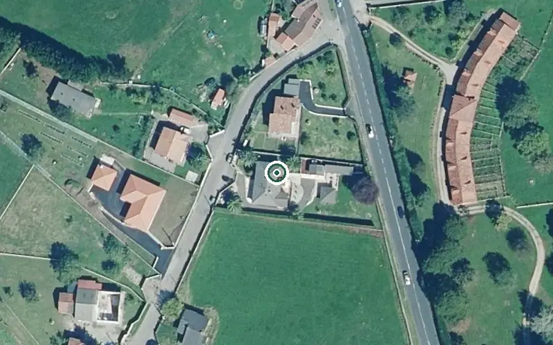 Vista aérea de la ubicación de Residencia Geriátrica El Pardo